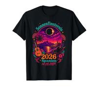 Sonnenfinsternis 2026 Spanien 12. August Value Graphic T-Shirt, Men, Black, XL