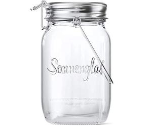 SONNENGLAS Mini 250ml | Original Award-Winning Solar Lantern|Indoor and Outdoor | With USB Charging l Glass and Stainless Steel | Decorate Inside | Fair Trade from South Africa