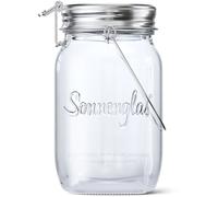 SONNENGLAS Original, Solar-powered LED Lantern & Table Light (with USB), Fair Trade from South Africa, glass and stainless steel
