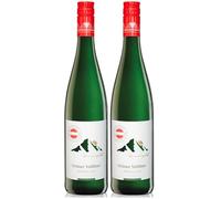 Sonnengold Grüner Veltliner Austrian White Wine 75 risp & Dry with Citrus, Peach, Green Apple & Minerality - Light-Bodied, Food-Friendly Wine from Burgenland - 11.5% ABV (Pack of 2)