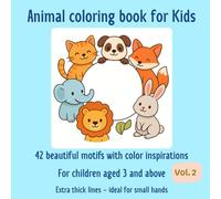Sonnenkind Mandalas: Pets - Coloring Book Ages 3+: 42 Easy motifs | With coloring inspiration & Award (Evergreen)