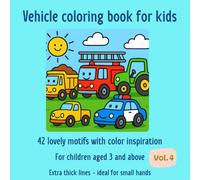 Sonnenkind Mandalas: Vehicle - Coloring Book Ages 3+: 42 Bold & Easy motifs | With Coloring Inspiration | With Award (Evergreen)