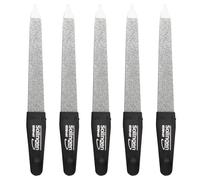 Sonnenschein by Hans Kniebes Nail Files 9 cm from Solingen | For Manicure and Pedicure | Sapphire Files with Coarse and Fine Coating Side | Set of 5 9 cm