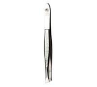 Sonnenschein by Hans Kniebes Slanting Tweezers - Shiny Polished Model - 8 cm - Stainless Steel Slicker Tweezers
