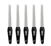 Sonnenschein by Hans Kniebes Solingen Nail Files 13 cm for Manicure and Pedicure Sapphire Files with Coarse and Fine Coating Side Set of 5 13 cm