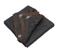 Sonnensegel Shade Sail 90% UV Protection 2x3m to 8x10m Multi-Function Canopy for Balcony Garden & Patio Durable Black Shade Cloth (Size: 2mx10m)