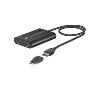 Sonnet USB3-DHDMI. Maximum resolution: 3840 x 2160 pixels Supported graphics resolutions: 1920 x 1080 (HD 1080) Supported video modes: 1080p. Product colour: Black. Quantity per pack: 1 pc(s)