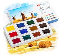 Sonnet Watercolour Set, 12 Colours for Outdoor Plein Air Painting