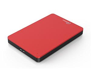 Sonnics 320GB 2.5 Inch Red External pocket Hard drive USB 3.0 Compatible with Windows PC, Mac, Smart tv, XBOX ONE & PS4
