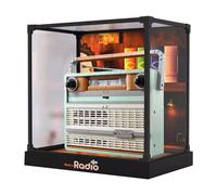 SONNIES Acrylic Display Case for Lego 10334 Retro Radio, Dustproof Box, Storage Box, Transparent Box, Display Box Compatible with Lego 10334(Only Case, No Model)