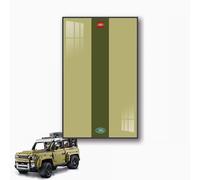 SONNIES Display Wallboard for Lego 42171 F1 Racing Model, Decorative Display Panels for Lego Car Wall Mounted Displays, Wallboard Gift(Only Display Wallboard, NO Model) (Option 1)