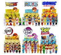 Sonny Angel Blind Box One Piece Dragon Ball Sony Demon Slayer Blade My Little Pony Anime Figures Ornaments Dolls Children Gift 18-Random 4pcs