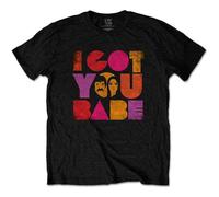 Sonny & Cher T Shirt I Got You Babe Official Mens Black XXL