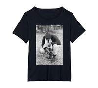 Sonny Liston Training for Muhammad Ali Champion Boxing Fight T-Shirt, Women's Plus, Black, 3X