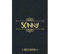 Sonny Notebook: Personalized Name Vintage Journal For Sonny, Birthday Gift For Men, Boys, Friends And Boyfriend, 6x9, 120 Ruled Pages, Matte Finish Cover