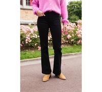 Sonny Stretch Bootcut Jeans in Mid Rise Black