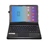 SonnyGoldTech MQ for Galaxy Tab A 10.5 - Bluetooth Keyboard Case with Touchpad for Samsung LTE SM-T595 WiFi T590 | Layout QWERTZ | Case Black