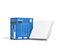 SONOFF 2.4GHz WiFi Matter Light Switch Alexa Smart Mechanical Switch, Neutral Wire Required, Compatible with Alexa and Google Home, 3 Gang M5-3C-86W, White