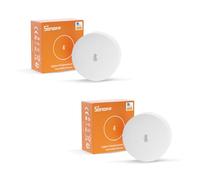 SONOFF 2 Pack SNZB-02P Zigbee Temperature and Humidity Sensor, Smart Temperature Sensor with Comfort Alarm, Zigbee Hygrometer Compatible with Alexa/Google Home/HA/IFTTT, Zigbee Hub Required.