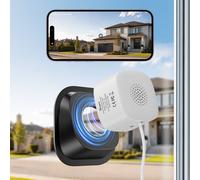 SONOFF CAM GlassView 3MP 2K Window Camera with Local Web Console CAM-S3W | 2.4G/5G WiFi, RTSP/ONVIF, Home Security Camera with Bracket, Easy Install, AI Detection, Color Night Vision,No Subscription