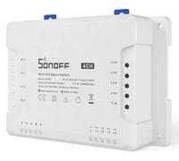 Sonoff 4CH R3 Smart Switch Wifi Wireless Switch Remote Control (Compatible with Google Alexa) + 9 in 1 Precision Screwdriver Kit