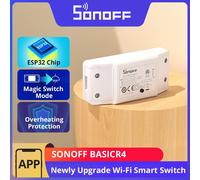SONOFF BASIC R4 Wi-Fi ESP32 Chip Smart Switch Smart Scene Magic Switch Mode eWeLink Remote Control with S-MATE2 R5 Alexa Google