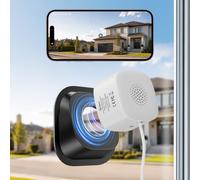 SONOFF CAM GlassView 3MP 2K Window Camera with Local Web Console CAM-S3W | 2.4G/5G WiFi, RTSP/ONVIF, Home Security Camera with Bracket, Easy Install, AI Detection, Color Night Vision,No Subscription