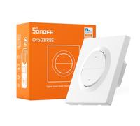 SONOFF Zigbee Smart Roller Shutter Switch, Orb-ZBRBS, Percentage Control, Timer and Voice Control, Zigbee Repeater, Alexa/Google Assistant/Home Assistant Support, Neutral Wire Required