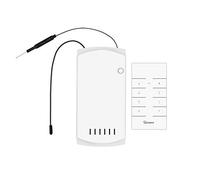 SONOFF iFan04 Smart WiFi Ceiling Fan with Light, Smart Ceiling Fan Lamp Controller, Intelligent Universal Ceiling Fan Remote Control Kit, Compatible with Alexa and Google Home