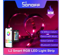 SONOFF L2 RGB LED Light Strip Upgraded Bluetooth-compatible Remote Control via eWeLink Voice Control Support Alexa Google Home