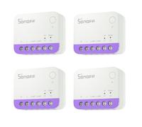 SONOFF Matter Smart Roller Shutter Switch, MINI-RBS, 2.4GHz Wi-Fi, Mini Size, Percentage Control, Alexa/Google Home/HomeKit/Home Assistant Support, Neutral Wire Required, 4-Pack