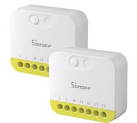 SONOFF MINI Duo-L Zigbee Smart Switch - No Neutral Wire, Zigbee 3.0, Dual Channel, 16A Total, Works with Alexa, Google Home, Smart Timer & Automation, Compact Size, 2-Pack