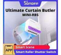 SONOFF Matter Smart Roller Shutter Switch, MINI-RBS, 2.4GHz Wi-Fi, Mini Size, Percentage Control, Alexa/Google Home/HomeKit/Home Assistant Support, Neutral Wire Required, 1-Pack