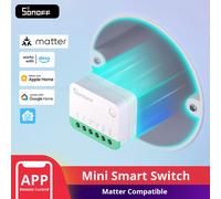 SONOFF MINIR4M Wifi Smart Switch Matter Light Switch Universal Breaker Smart Home Controller Work with Alexa Google Assistant