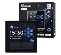 SONOFF NSPanel Pro Gen2 Smart Control Panel with Relay | Zigbee Hub & Matter Bridge, Thermostat, Security Alarm, 2.4/5GHz Wi-Fi, Works with Alexa, Google, Apple Home, Home Assistant