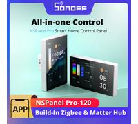 SONOFF NSPanel Pro US Smart Panel 4.7" Built-in Zigbee Matter Hub Home Security Camera Viewer via eWeLink All-in-one Control