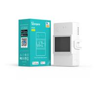 SONOFF WiFi Smart Power Meter Switch 20A, Smart Switch with Power and Energy Monitoring for Smart Home Automation, Works with Alexa, Support Remote Control from eWelink APP, POW Elite POWR320D