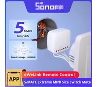 SONOFF S-MATE2 Extreme Switch Mate Local Control Mechanical Switch Support MINI Size Two-Way eWeLink Remote Control via MINIR4