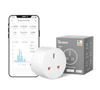 SONOFF S60TPG WiFi Smart Plug with Energy Monitoring, Remote Control, Scheduling, Alexa/Google Home & IFTTT, 2.4 GHz, No Hub Required
