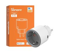 SONOFF S60ZBTPF Zigbee Smart Plug (Requires Zigbee Gateway) - Remote Control, Energy Monitoring, Timer Schedules, Overload Protection, Zigbee Repeater, Compatible with eWeLink App