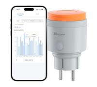 SONOFF S61s Outdoor (Schuko) - Intelligent Outdoor Socket, IP44, Matter Compatible, 2.4GHz WiFi, 16A, 3840W, Energy Monitoring, Overload Protection, Compatible with Alexa, Google Home, Home Assistant
