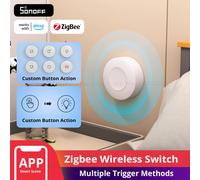 SONOFF SNZB-01P Zigbee Wireless Switch Button Smart Scene Switch Home Automation Control for eWeLink APP Alexa Smartthings SNZB-01P