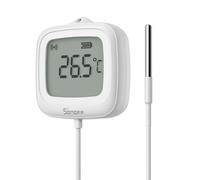 SONOFF SNZB-02LD Zigbee Waterproof Temperature Sensor with 1.5M Stainless Steel Probe, LCD Display, -40~115°C Range, APP Monitoring, Magnetic Mount, Works with Zigbee Hub
