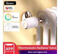 SONOFF TRVZB Thermostatic Radiator Valve Smart TRV Zigbee Thermostat Actuator Temperature Heater Control Support Alexa ZHA 2mqtt