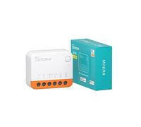 SONOFF Wi-Fi Smart Switch 10A 2400W, Smart Relay Switch Works With Alexa/Google Home Assistant, Remote Control & Scheduled, Neutral and Live Wires Required, MINIR4