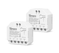 SONOFF WiFi Smart Curtain Switch Module with Power Metering Dual Relay Motorized Curtain,Blinds,Roller Shutter,Two Way Smart Switch Works with Alexa, No Hub Required, 2PCS DUALR3