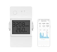 SONOFF WiFi Smart Power Meter Switch 20A, Smart Switch with Power and Energy Monitoring for Smart Home Automation, Works with Alexa, Support Remote Control from eWelink APP, POW Elite POWR320D
