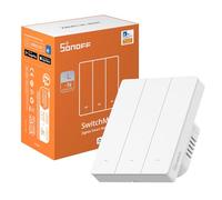 SONOFF ZBM5 Zigbee Smart Light Switch, 80-Type, 3 Channel, Relay Switch, for Neutral or No-Neutral Installations, App Remote Control, Hub is Required
