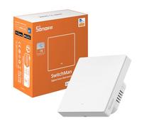 SONOFF ZBM5 Zigbee Smart Light Switch, 86-Type, 1 Channel, Relay Switch, for Neutral or No-Neutral Installations, App Remote Control, Hub is Required