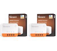 SONOFF ZBMINIL2 Zigbee Smart Switch, No Neutral Required, Mini Relay Module for Light Switch, 2-Way Control, Works with Alexa & Google Home, Requires Zigbee Hub (Pack of 2)